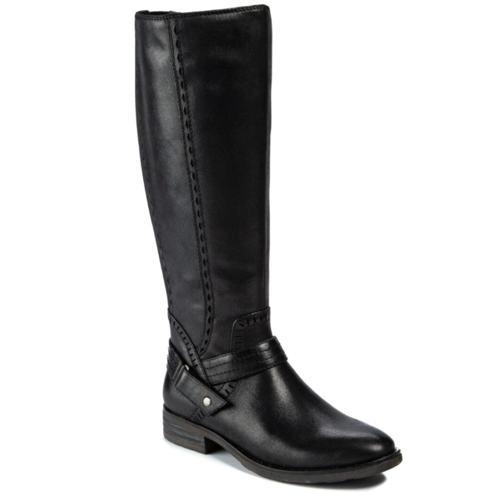 BARETRAPS “ABRAM” Black Riding Boots *NWOB*